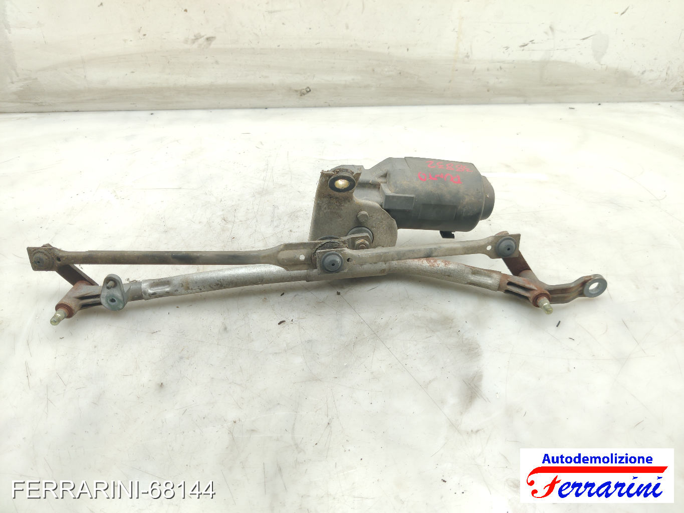 Spazzacqua Motorino Tergicristallo FIAT PUNTO 176 1996-2000 anteriore, frontale