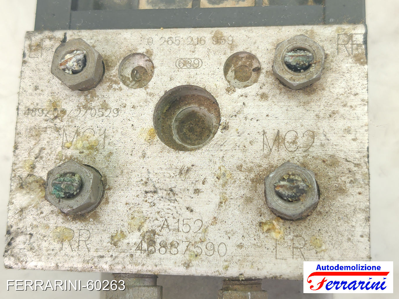 Centralina Pompa Abs FIAT MULTIPLA 186 1.9 JTD 115 2002-2010 71719729, 46837590