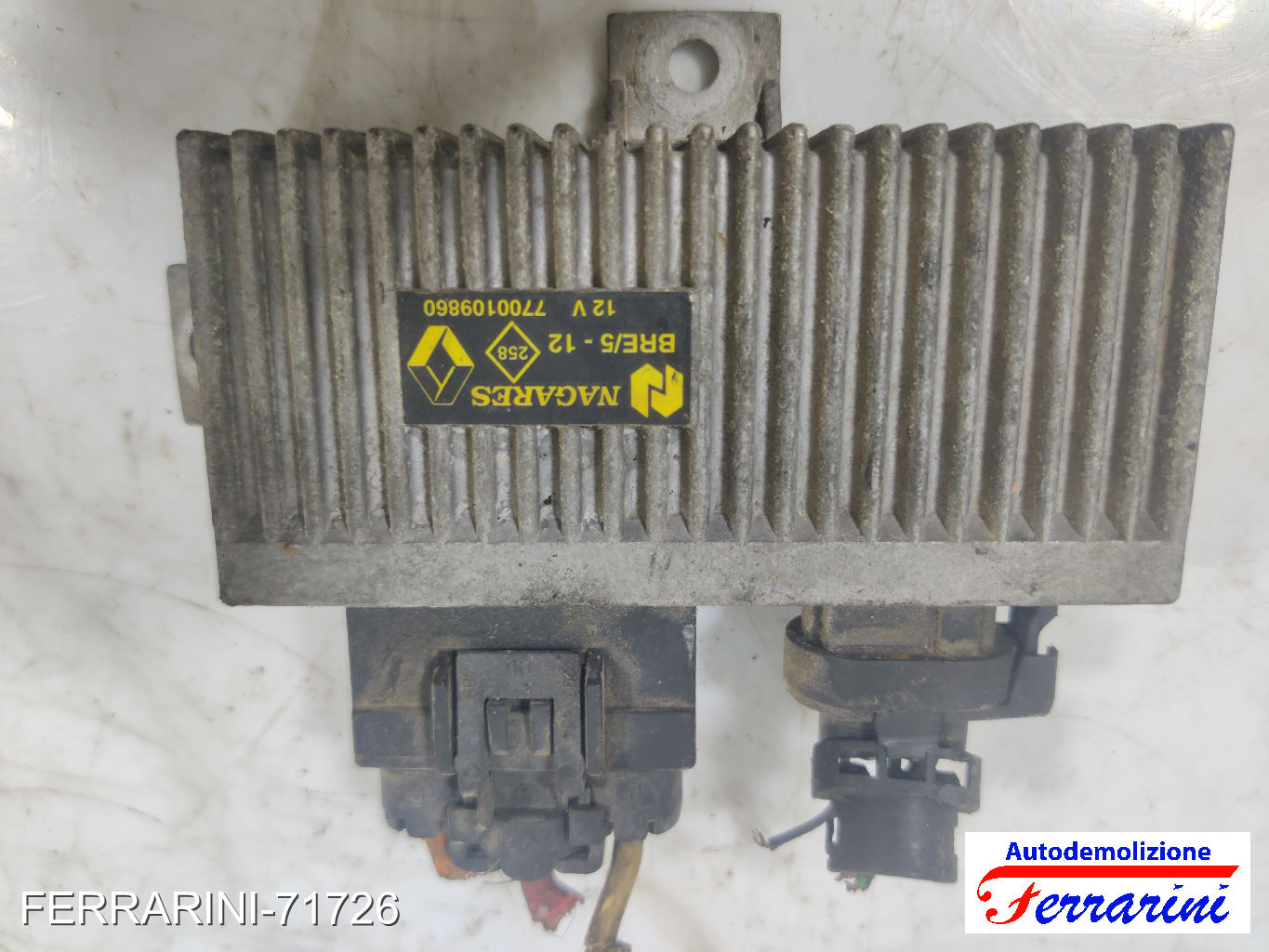 Centralina Candelette RENAULT CLIO 2 BB, CB 1.9 D 1998-2005 7700109860 8
