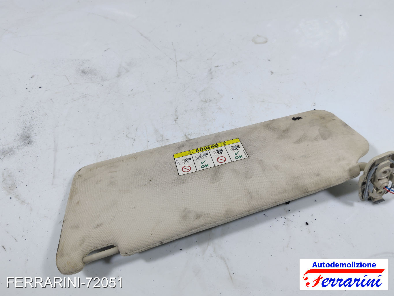 Aletta Parasole FIAT PUNTO 188 1999-2012 destro, dx 735367821