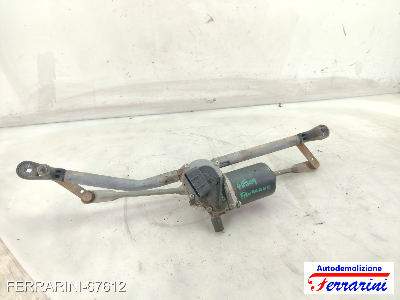 Spazzacqua Motorino Tergicristallo FIAT PUNTO 188 1999-2010 anteriore, frontale