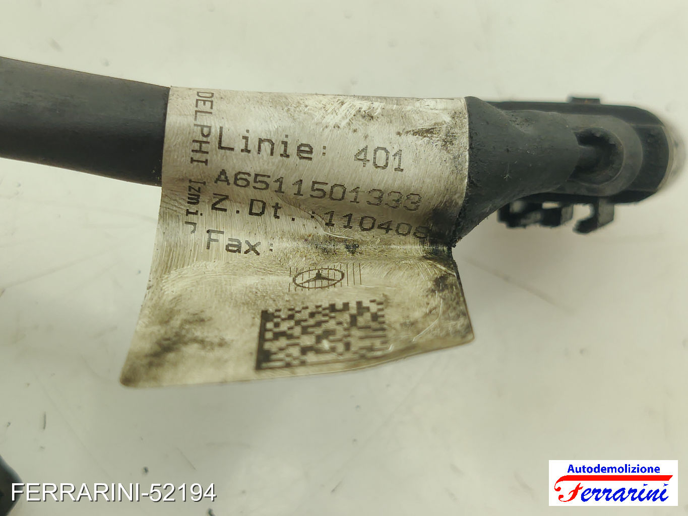 Cablaggio Candelette MERCEDES CLASSE C S205 C 220 D 4MATIC 2015-2018 A6511501333