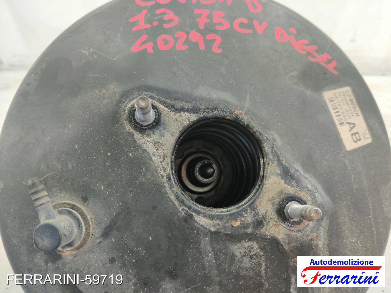 Servofreno OPEL CORSA D S07 1.3 CDTI 2006-2014 55701940, 39087623, 93167537 8