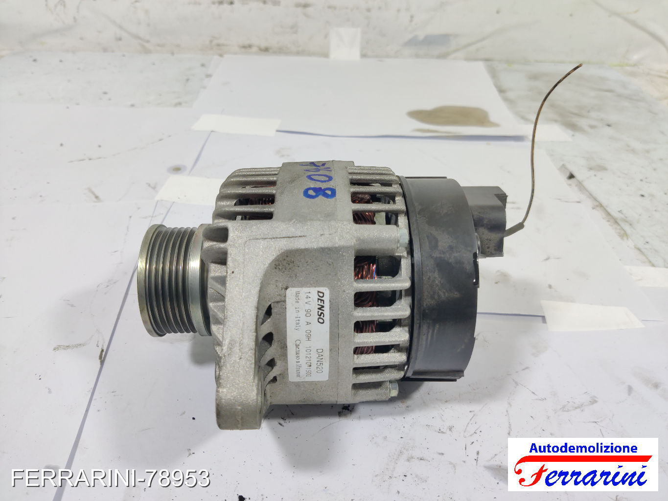 Alternatore FIAT STILO SW 192 1.9 D MULTIJET 2005-2008 46774430, DAN520