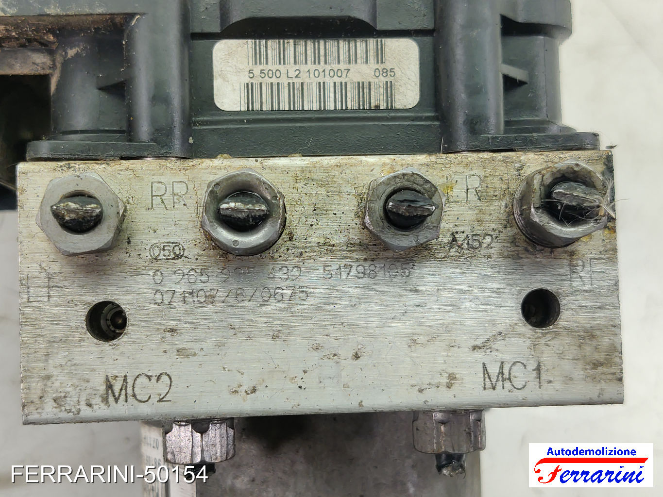 Centralina Pompa Abs FIAT GRANDE PUNTO 199 1.3 D MULTIJET 2005-2010 0265950769