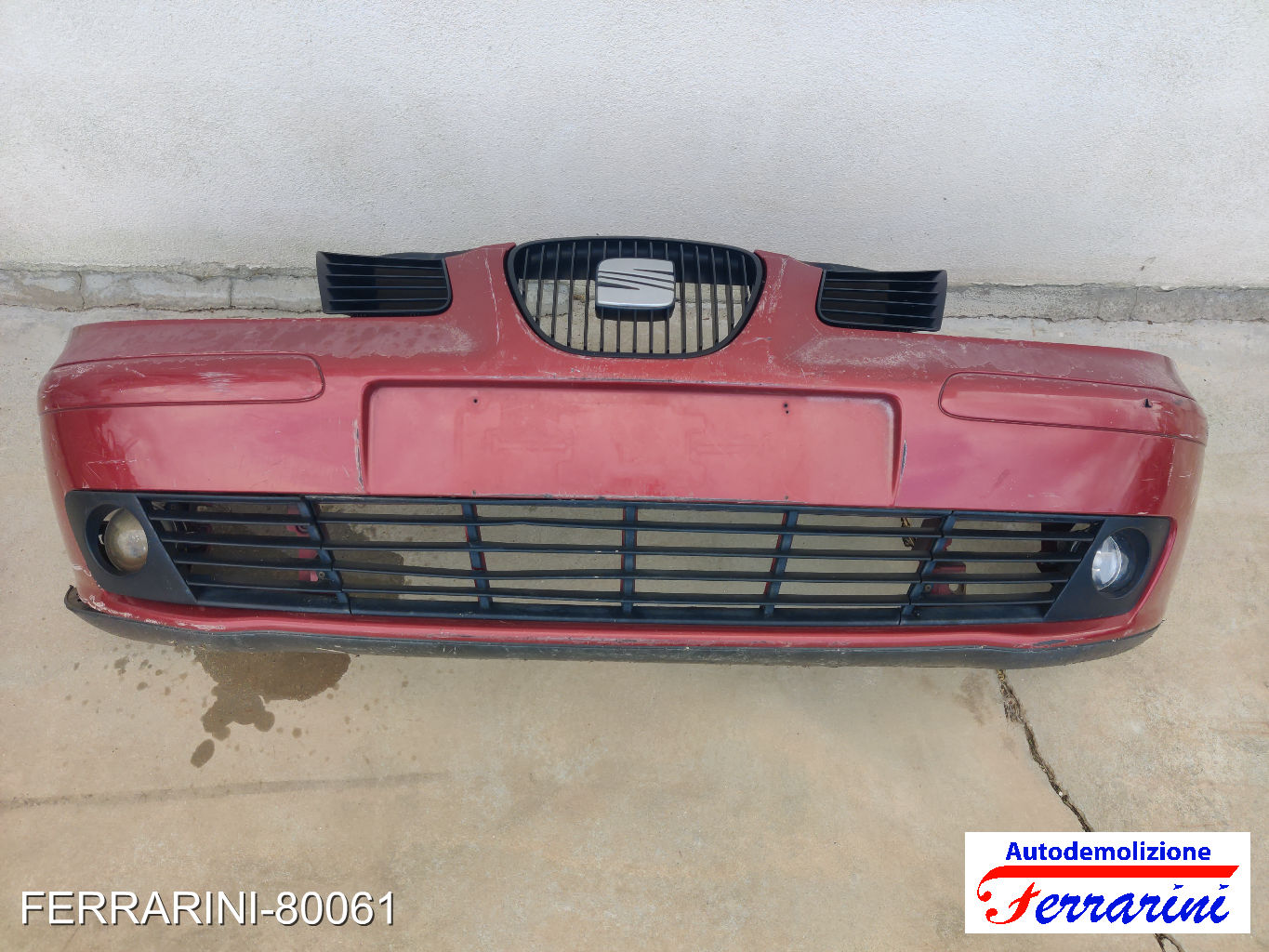 Paraurti SEAT IBIZA 3 6L1 2002-2005 Frontale 6L6807217KGRU, GLO805903, 6L0805903
