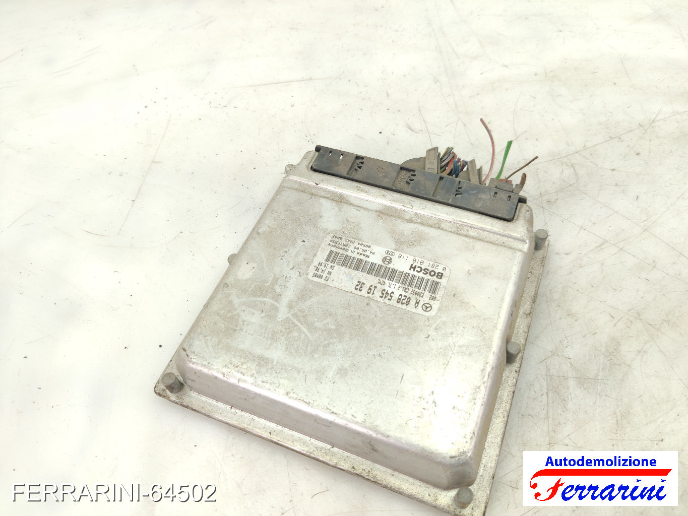 Centralina Motore MERCEDES CLASSE A W168 A 170 CDI 1998-2001 A0285451932