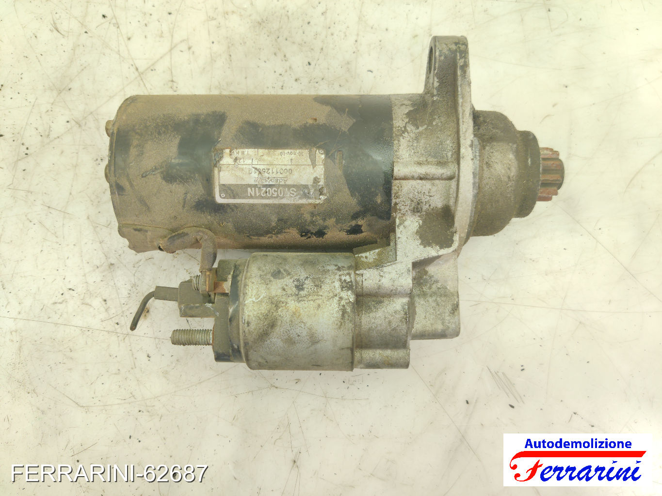 Motorino Avviamento VW GOLF 4 VARIANT 1J5 1.9 TDI 1999-2001 02A911023R 6