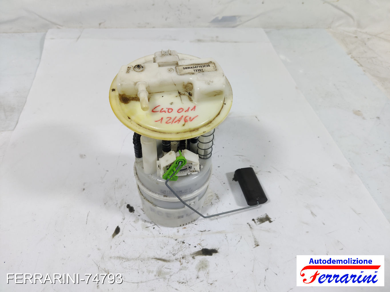 Cestello Pompa Galleggiante Serbatoio RENAULT CLIO 2 BB, CB 1.2 16V 2001-2016