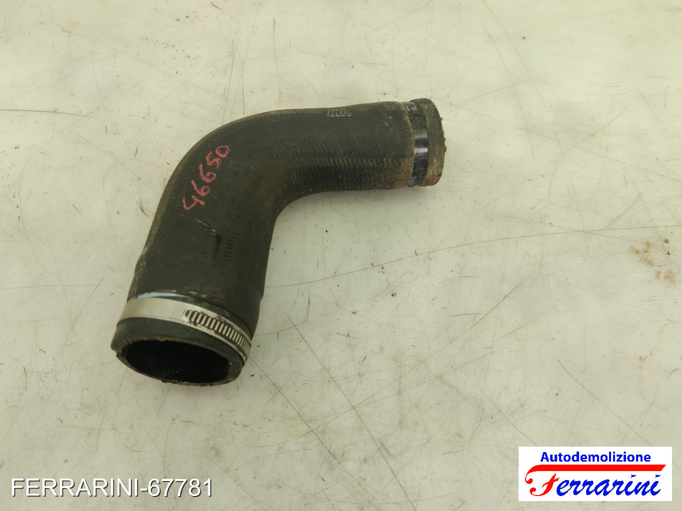 TUBO ARIA ASPIRAZIONE, intercooler 198A4000 ALFA ROMEO MITO 955 1.4 BI-FUEL