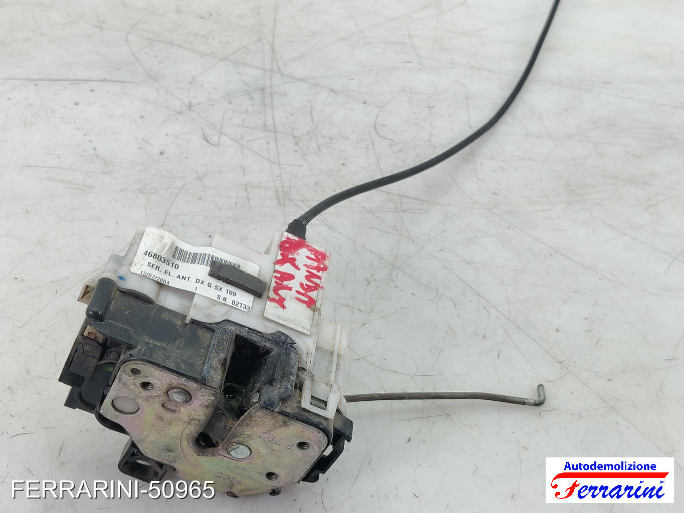 Serratura Porta FIAT PANDA 169 2003-2012 destro, dx, frontale, anteriore