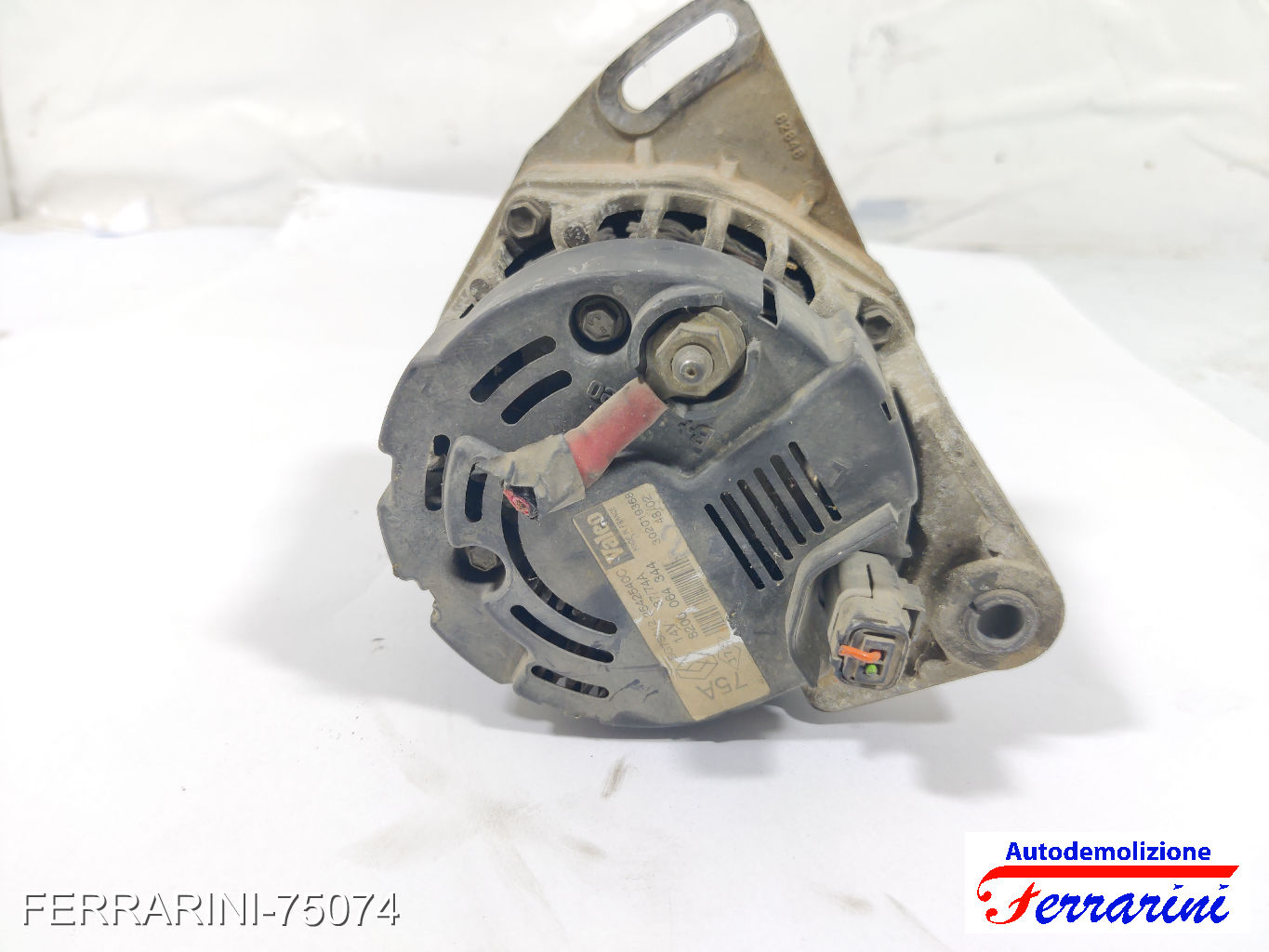 Alternatore RENAULT CLIO 2 BB, CB 1.2 1998-2010 8200064344, SG7S012, 22542540C