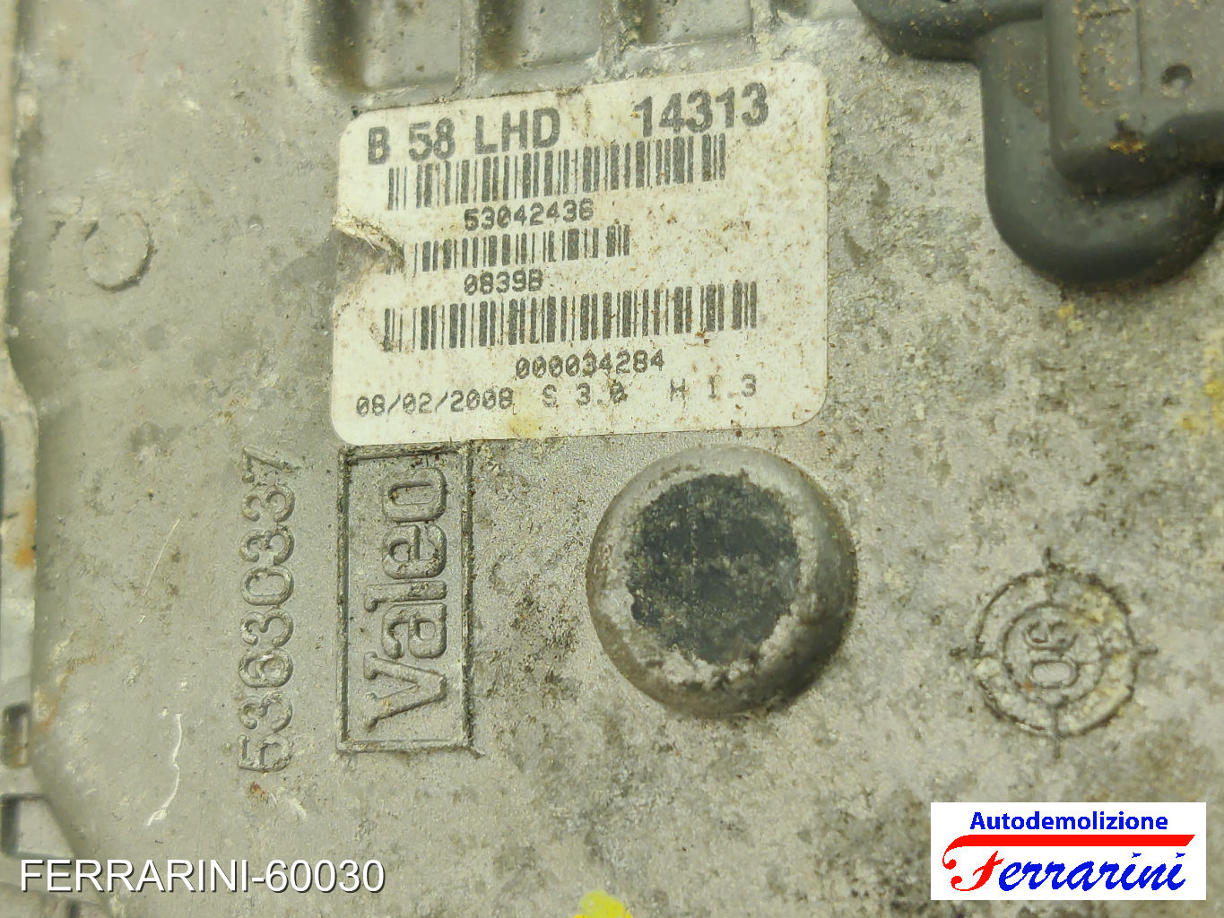 sinistro Spazzacqua Motorino Tergicristallo CITROEN C4 PICASSO 1 UD 2007-2013