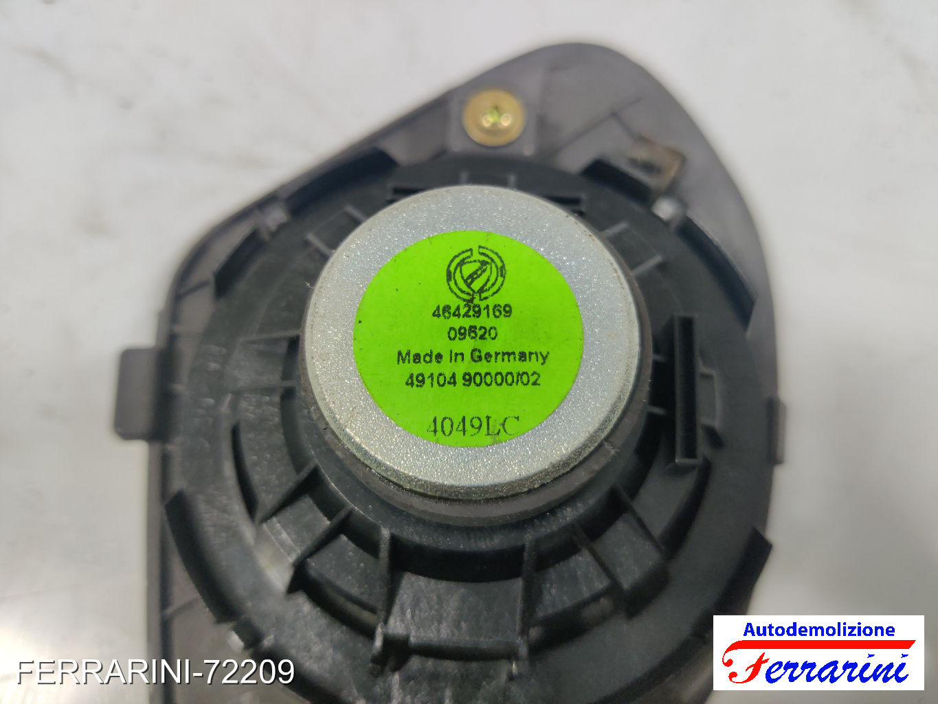 Altoparlante portiera FIAT PUNTO 176 1997-1999 Frontale Sinistra 46429169