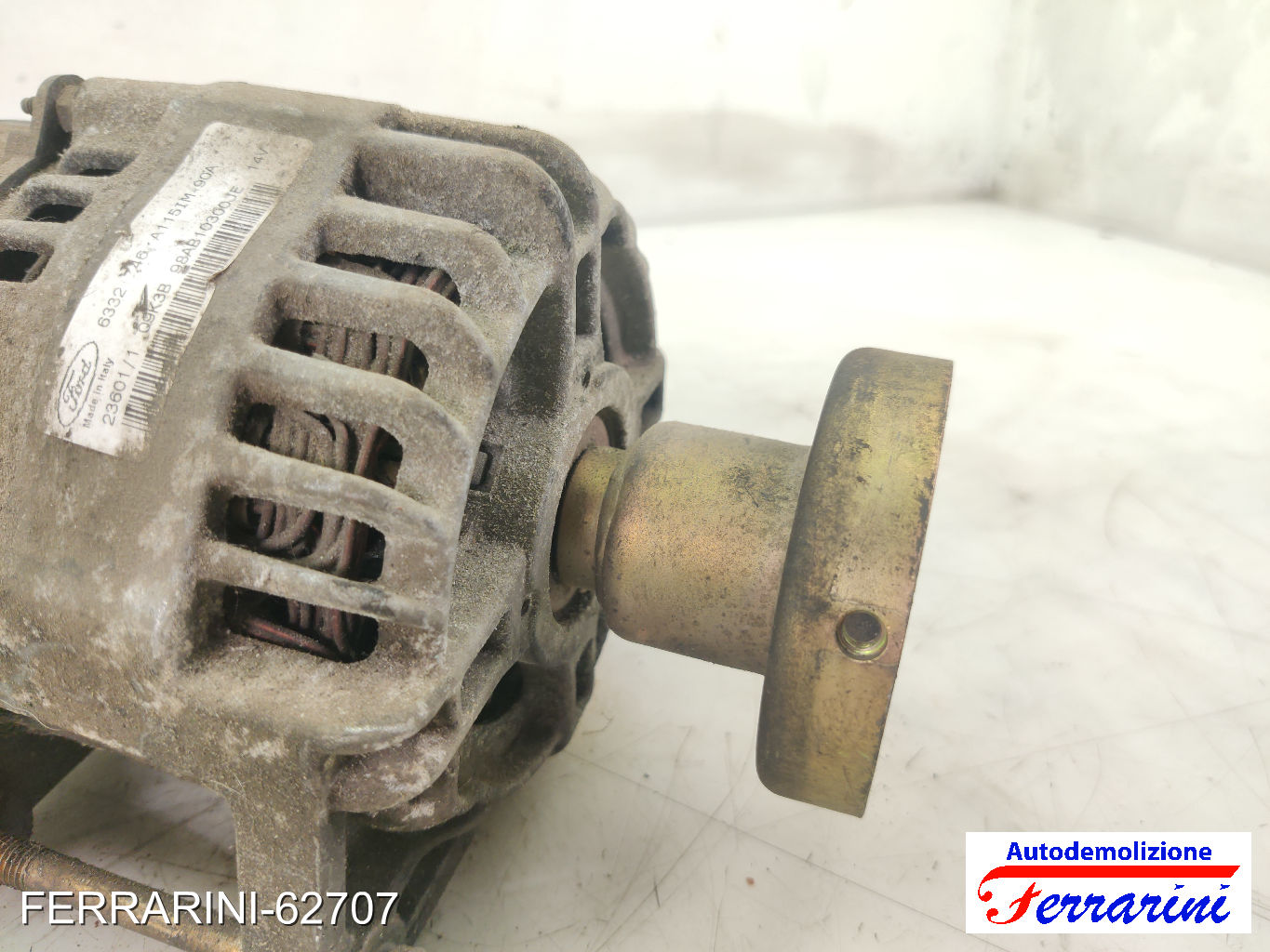 Alternatore FORD FOCUS SW DNW 1.8 TURBO DI/TDDI 1999-2004 98AB10300JE, Q9K3B
