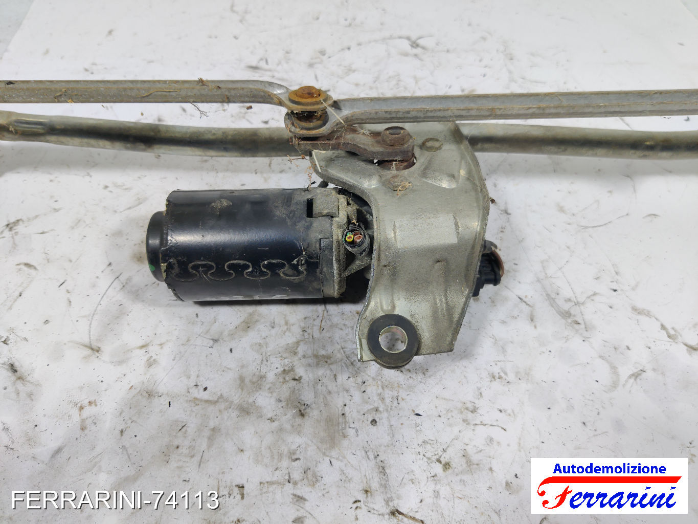 Spazzacqua Motorino Tergicristallo FIAT DOBLO 119, 223 2001-2010 anteriore