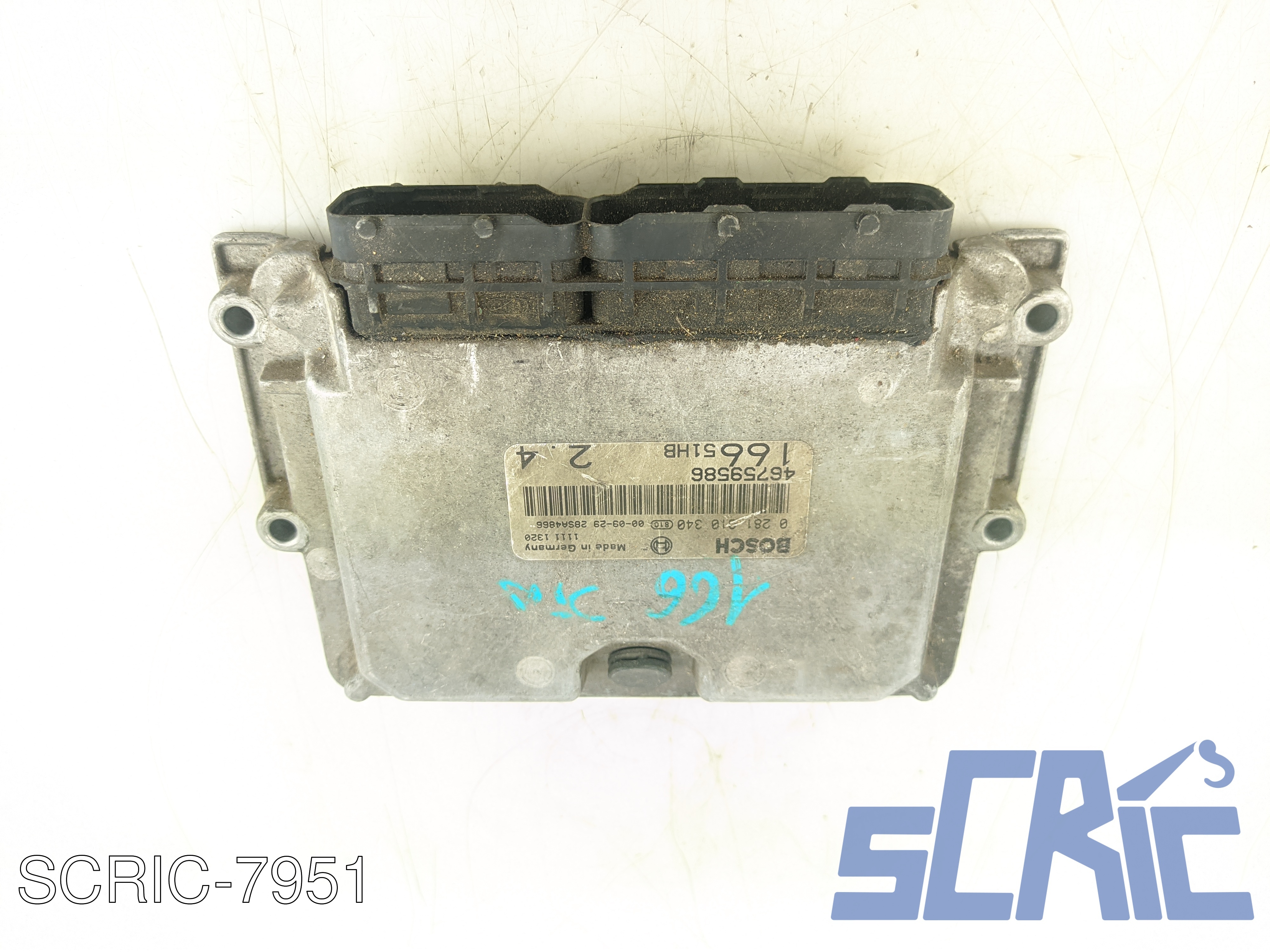 Centralina Motore ALFA ROMEO 166 936 2.4 JTD 2002-2007 0281010340, 46759586