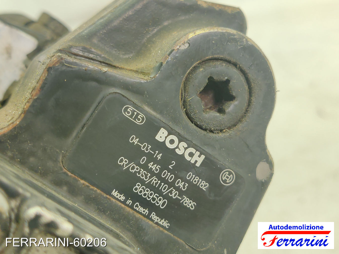Pompa Alta Pressione Iniezione VOLVO XC90 1 275 D5 AWD 2002-2006 8689590