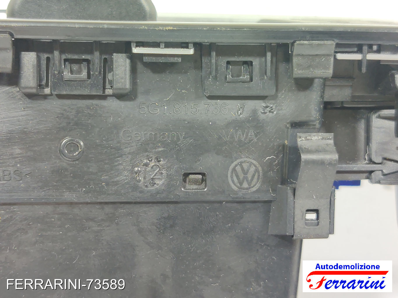 cornice stereo Bocchetta Areazione VW GOLF 7 5G1, BE1, BE2, BQ1 2012-2020