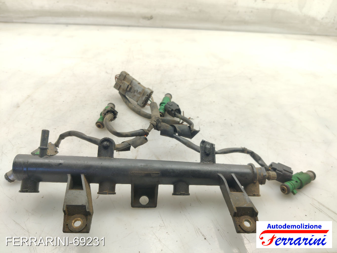 Flauto Con Iniettori PEUGEOT 1007 KM 1.4 2005-2009 9655833580, 1984G0
