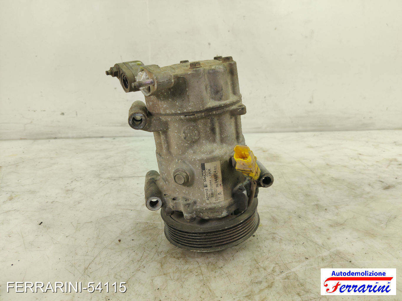 Compressore Clima CITROEN C3 1 FC, FN 1.1 LPG 2006-2009 9684480480, SD6V121908 9
