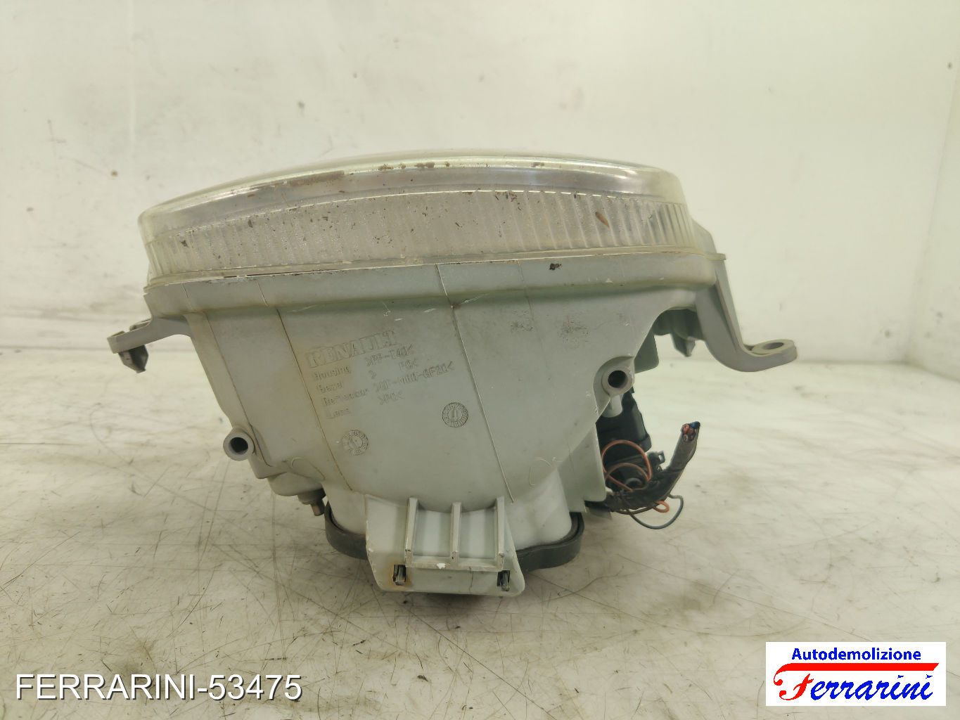 Faro Anteriore RENAULT TWINGO 1 C06 1996-2007 sinistro, sx 7701049686 6