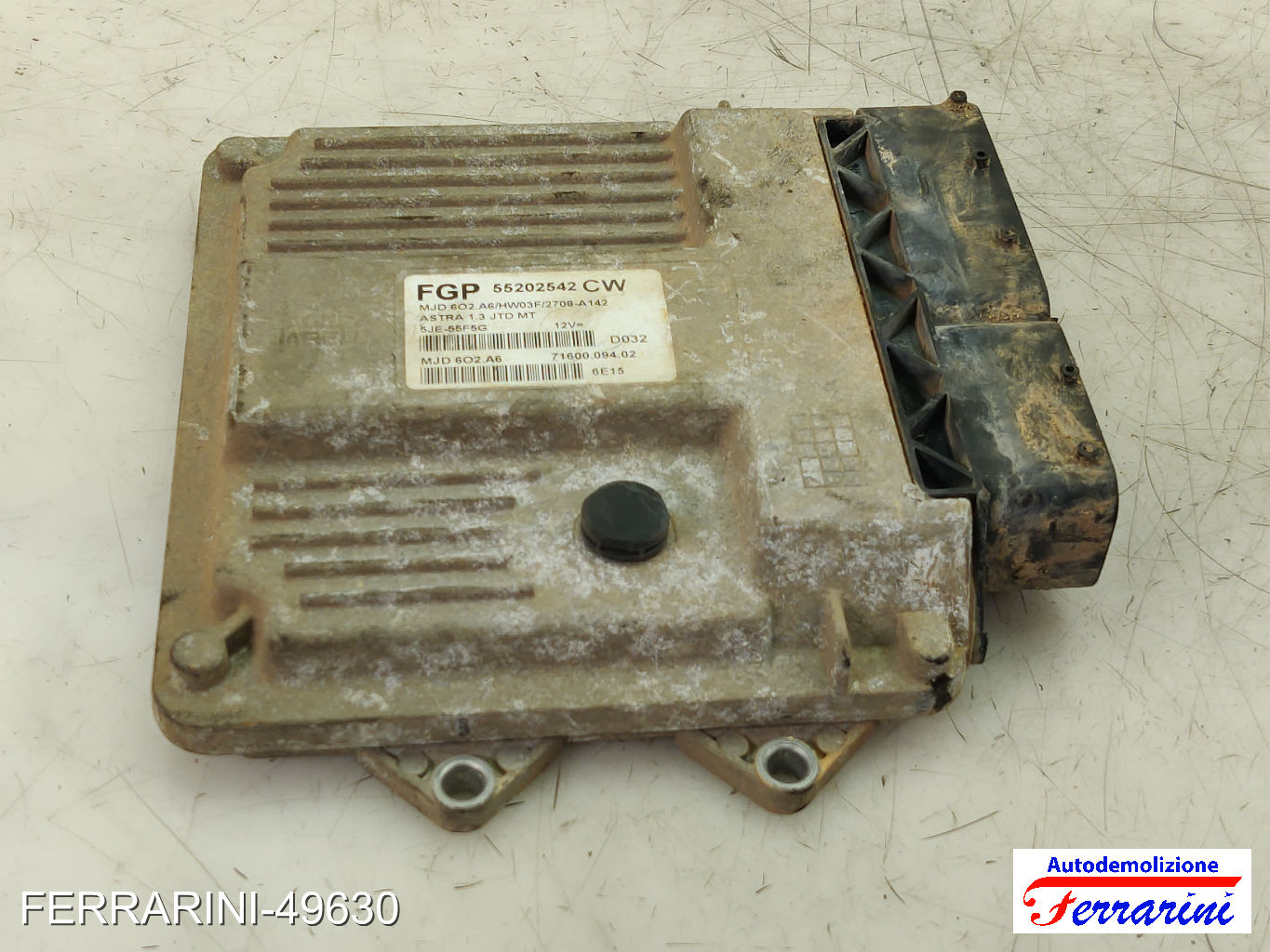 Centralina Motore OPEL ASTRA H GTC A04 1.3 CDTI 2005-2010 55202542, MJD6O2A6