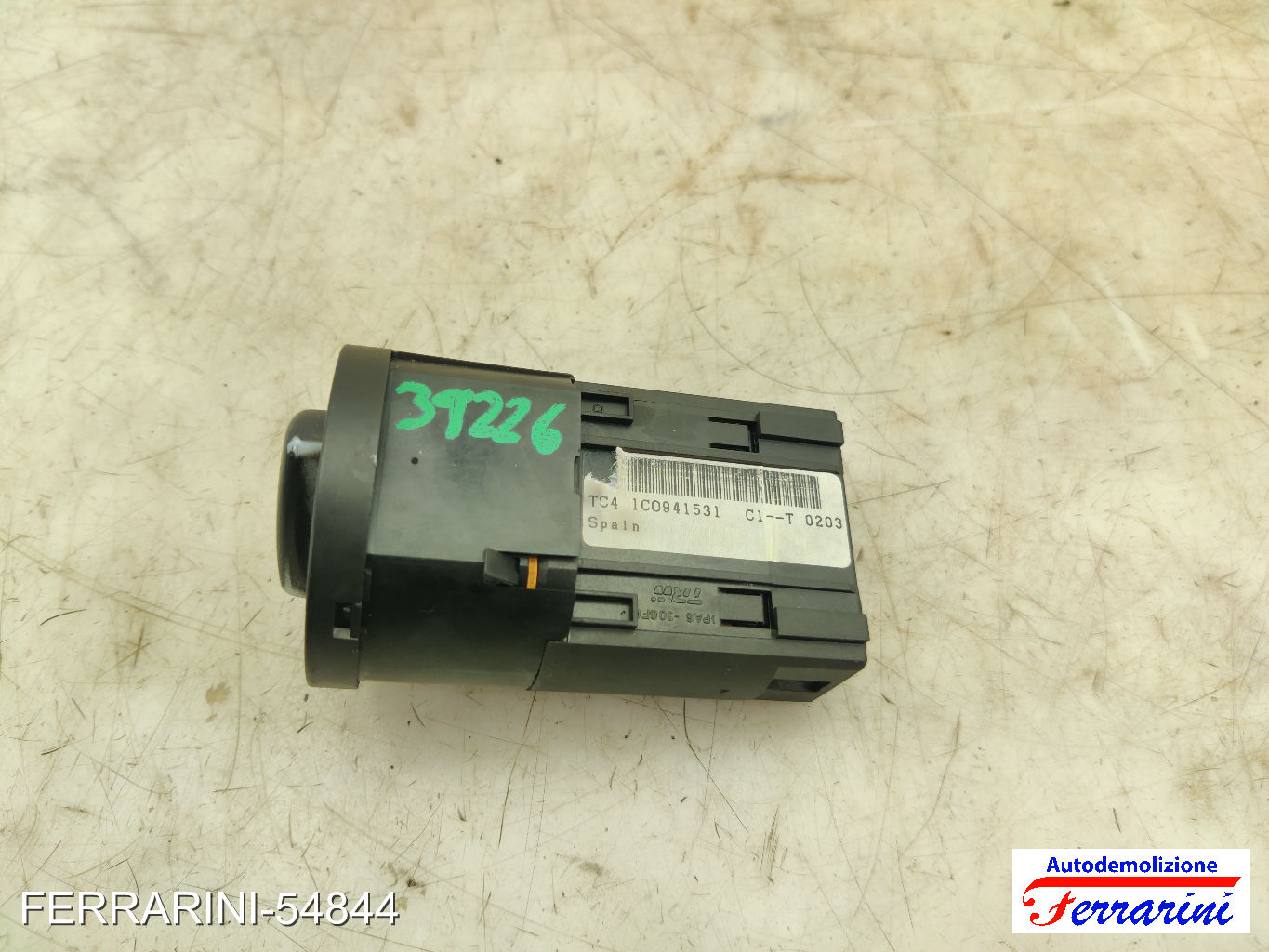 Interruttore Luci Fari VW GOLF 4 1J1 2000-2005 1C0941531, 1C094153101C 7