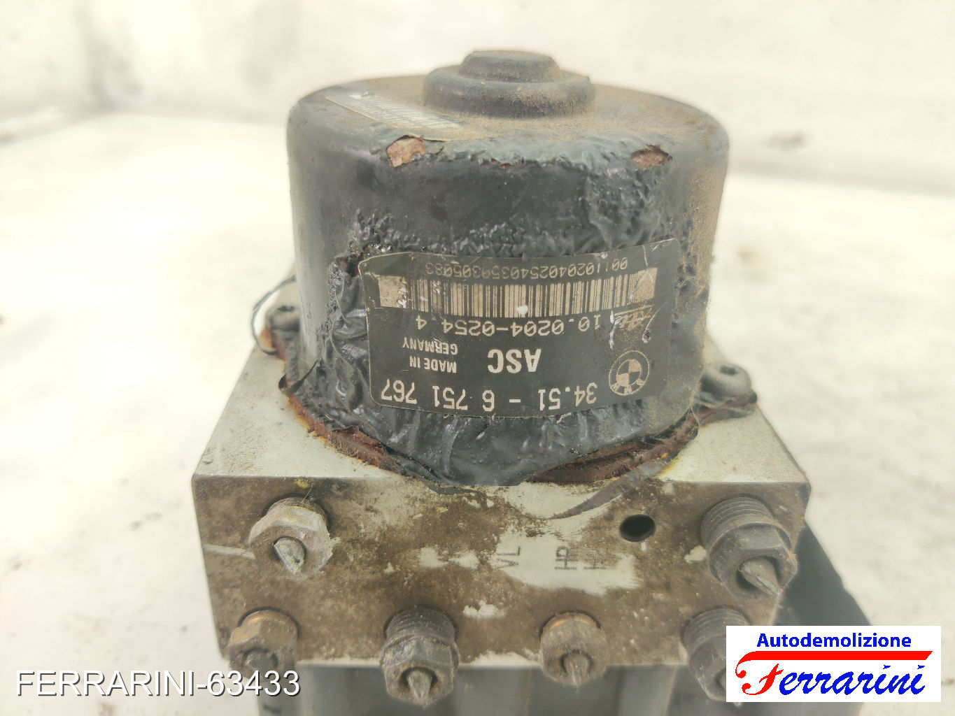 Centralina Pompa Abs BMW 3 TOURING E46 320D 2001-2005 34516751767, 5WK8467 8