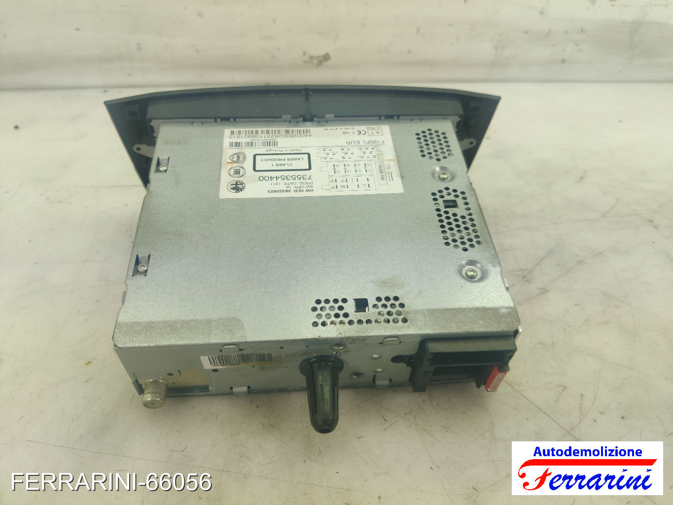 Stereo Radio FIAT PUNTO EVO 199 2009-2012 7355354400, 28302823 6