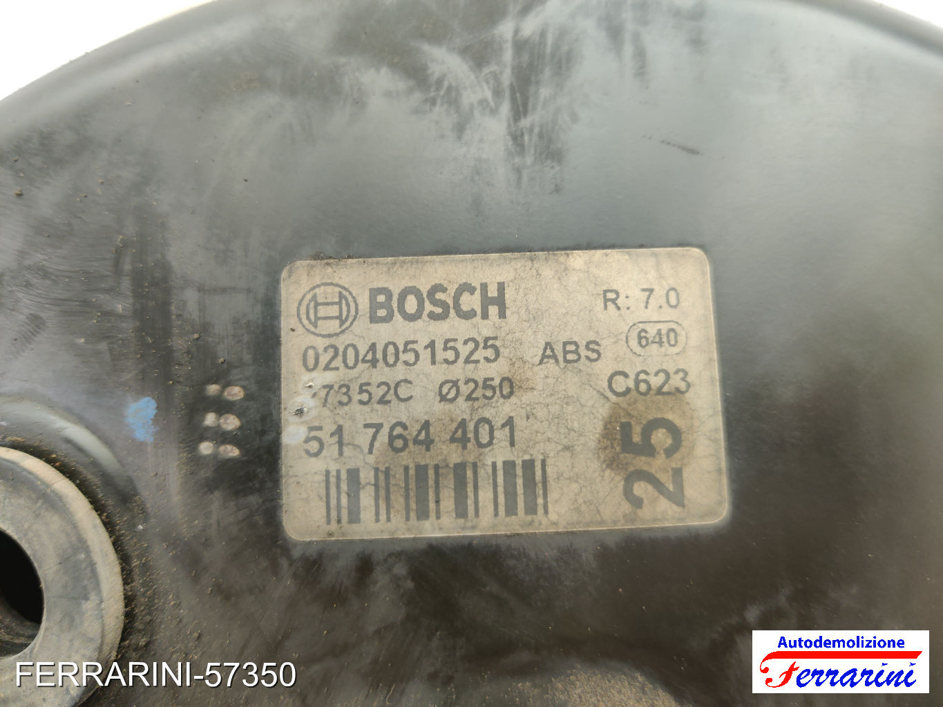 Servofreno FIAT DOBLO 119, 223 1.9 JTD 2003-2010 51764401, 77363964, 7352C