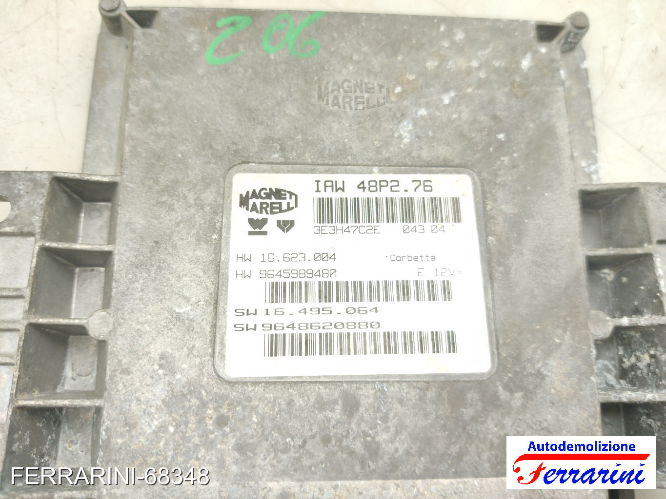 Kit Accensione PEUGEOT 206 2A/C 1.1I 1998-2007 243204, IAW48P276 12