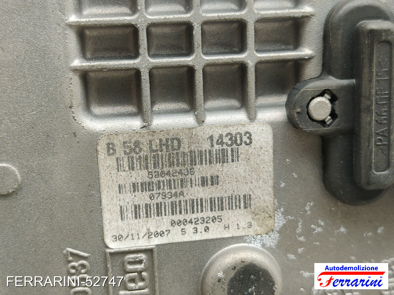 Spazzacqua Motorino Tergicristallo CITROEN C4 PICASSO 1 UD 2006-2013 anteriore