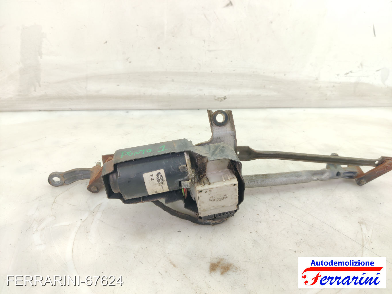 Spazzacqua Motorino Tergicristallo FIAT PUNTO 176 1993-1999 anteriore, frontale 9