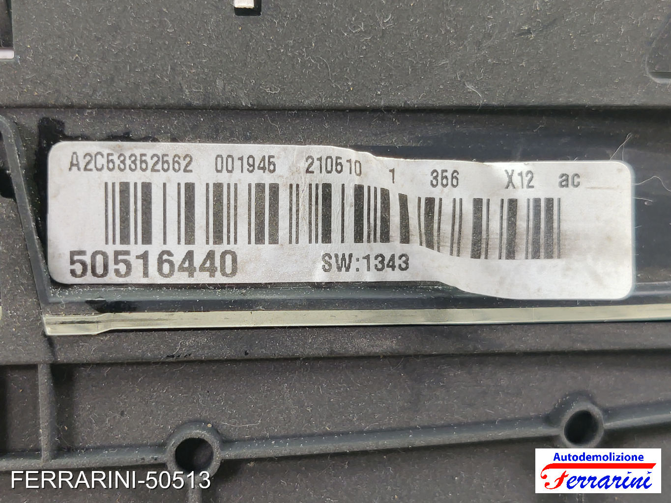 Quadro Contachilometri ALFA ROMEO MITO 955 1.3 MULTIJET 2009-2018 50516440