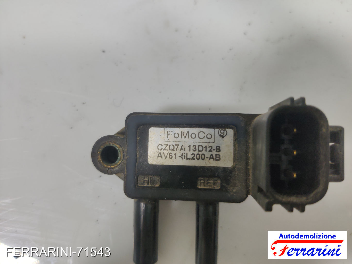 sensore pressione FORD FOCUS 3 TURNIER 1.6 TDCI 2010-2023 AV615L200AB, 13D12B