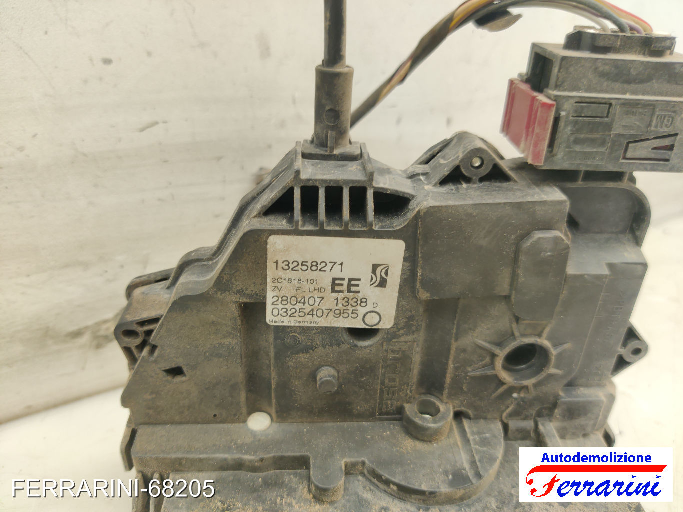 Serratura Porta OPEL CORSA D S07 2006-2014 sinistro, sx, frontale, anteriore 11