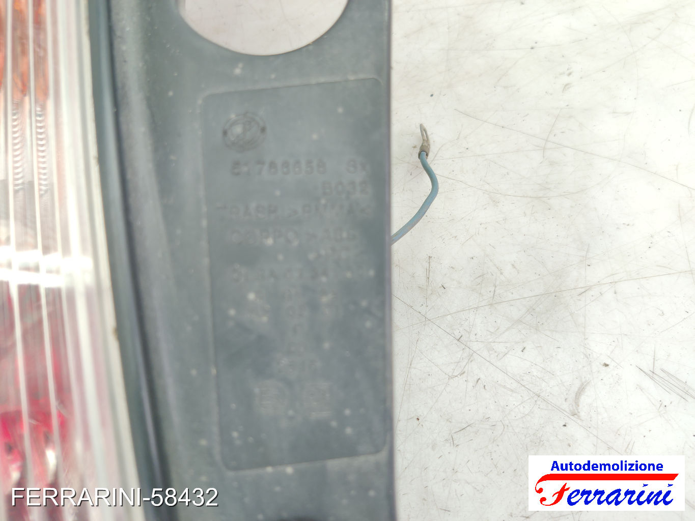 Fanalino Stop Posteriore LANCIA YPSILON 843 2003-2011 sinistro, sx, posteriore