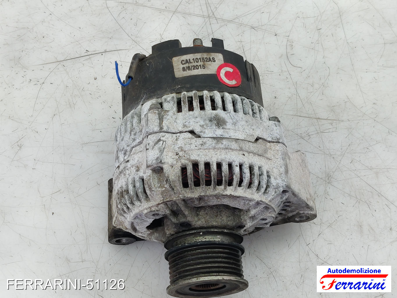 Alternatore MERCEDES CLASSE E W210 E 250 TURBO D 1997-1999 0101540802