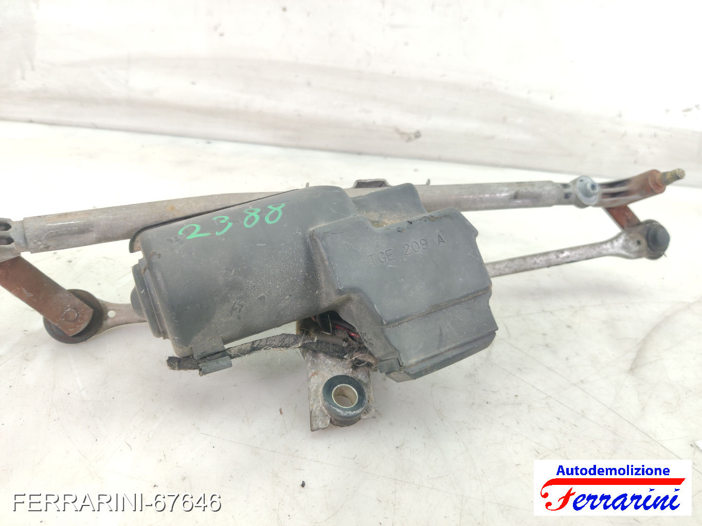 Spazzacqua Motorino Tergicristallo LANCIA Y 840 1997-2003 anteriore, frontale 8