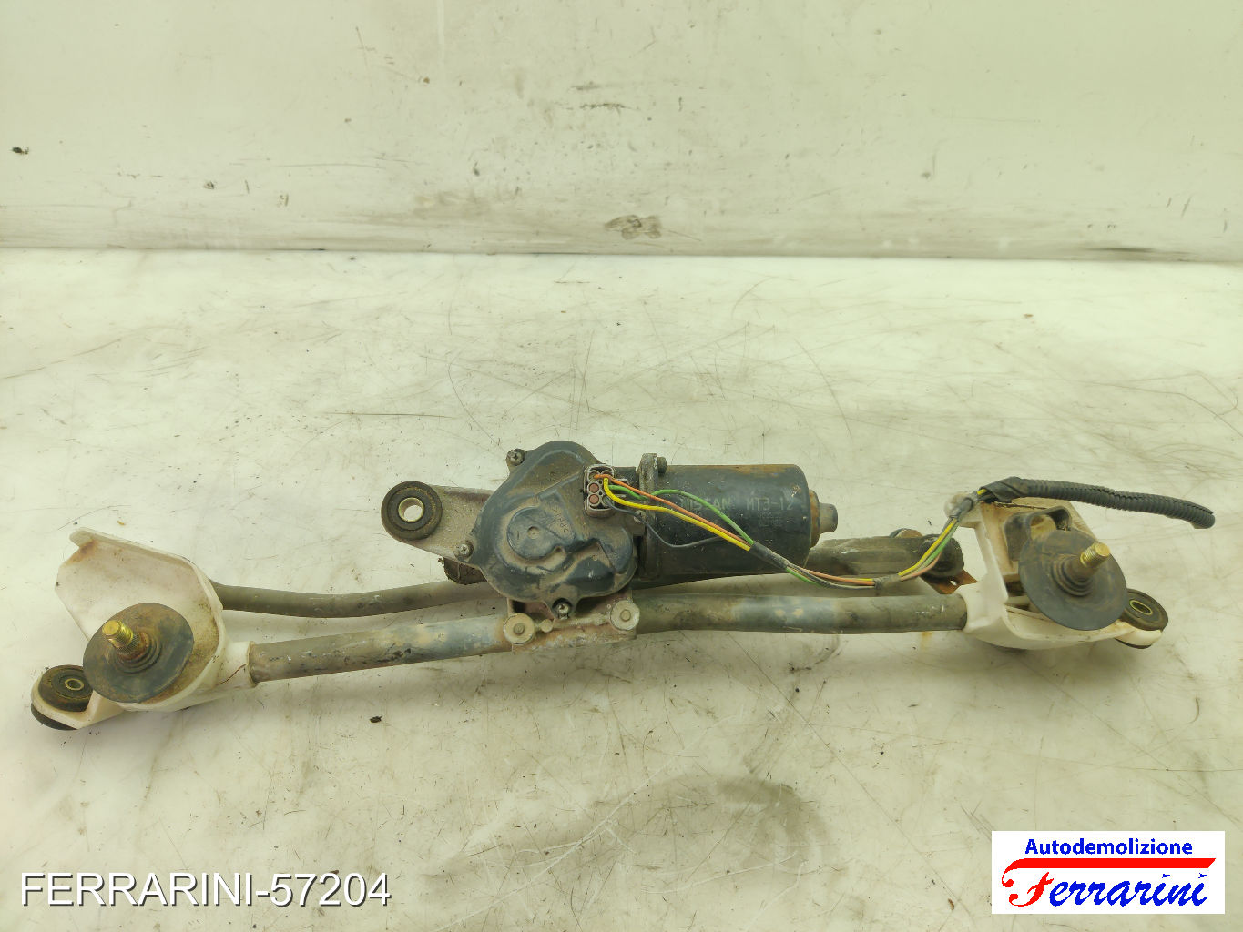 Spazzacqua Motorino Tergicristallo NISSAN MICRA 3 K12 2003-2010 anteriore