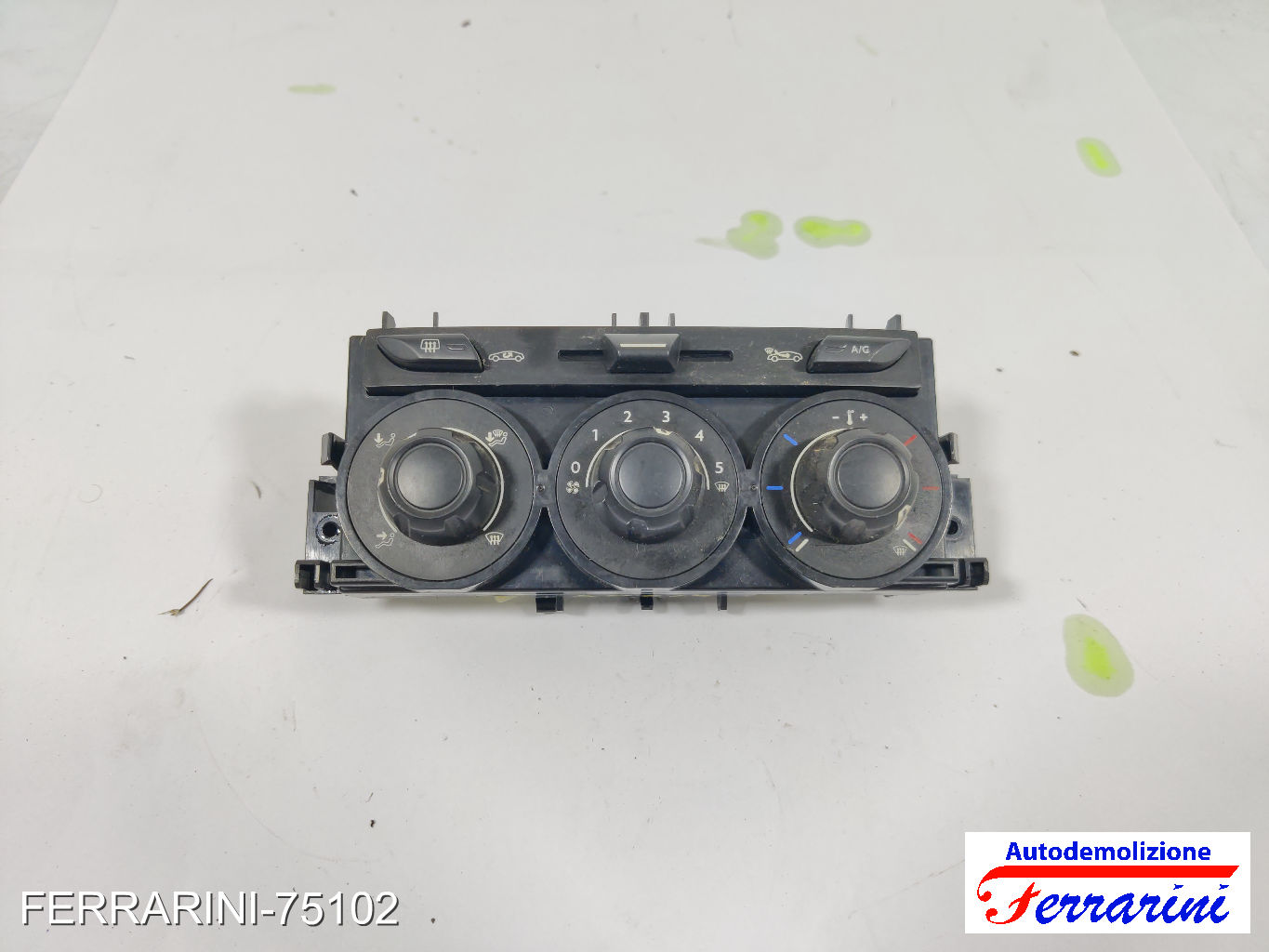 Tastiera Clima CITROEN C3 2 SC 2009-2013 anteriore, frontale 6452R0