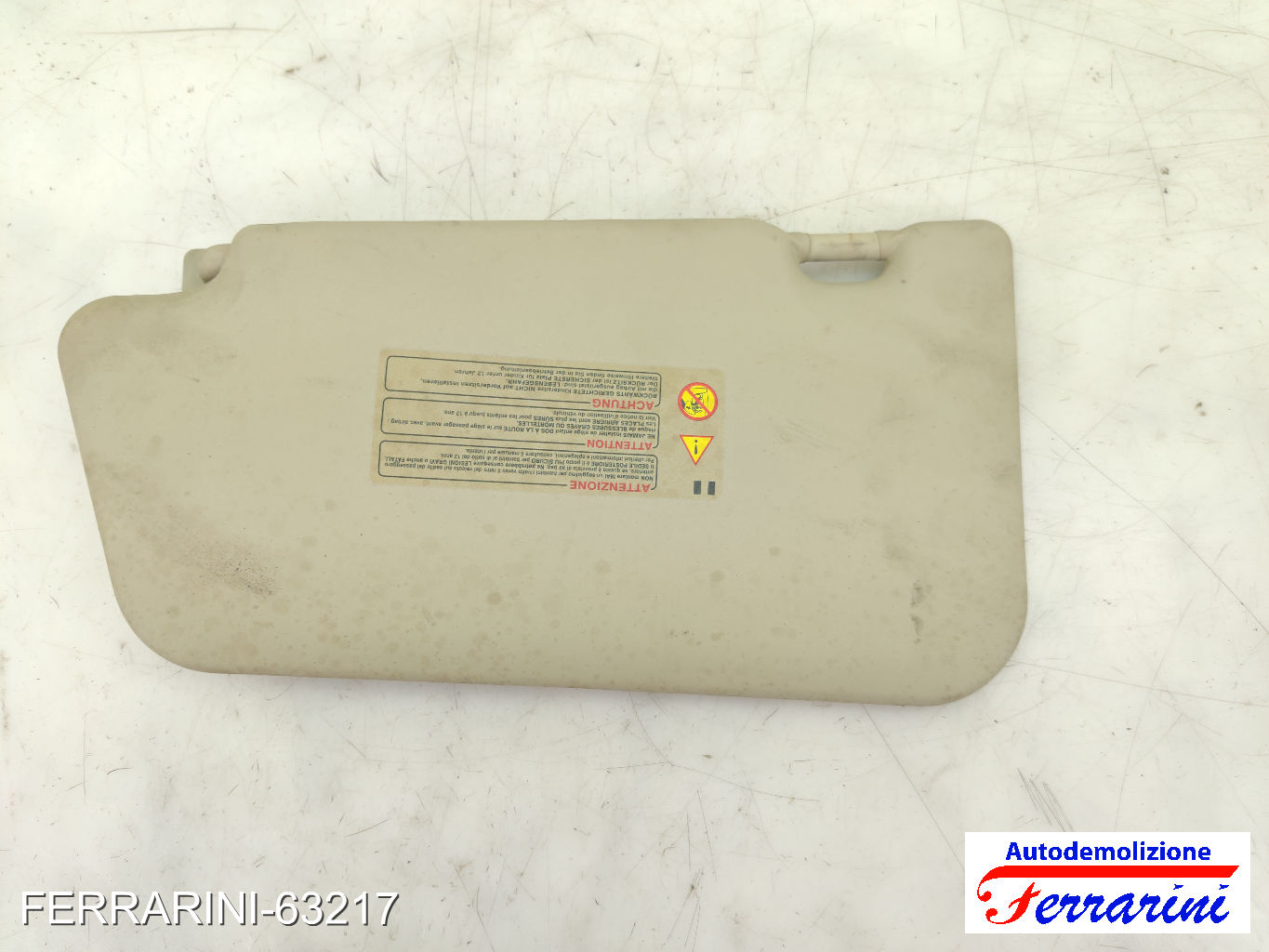 Aletta Parasole NISSAN MICRA 3 K12 2003-2010 sinistro, sx 96401AX600