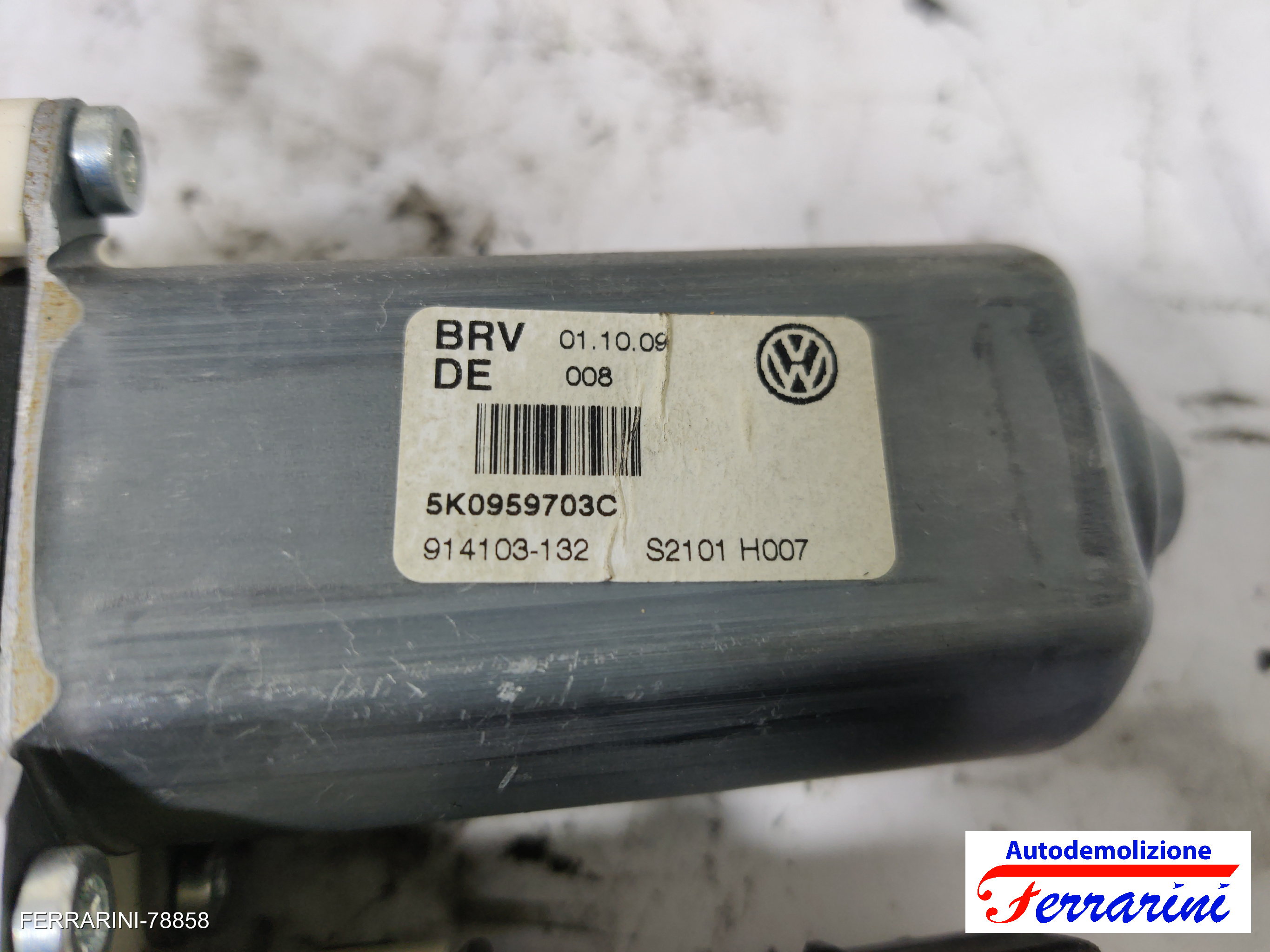 Motorino Alzavetro VW GOLF 6 5K1 2.0 TDI 2008-2013 5K0959703C, 5KO959794