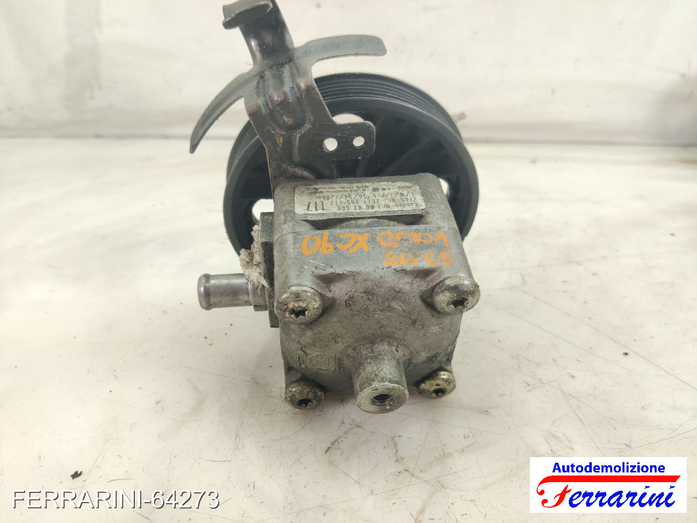 Pompa Servosterzo VOLVO XC90 1 275 D5 AWD 2002-2006 8683966, 7617955117, 8602733