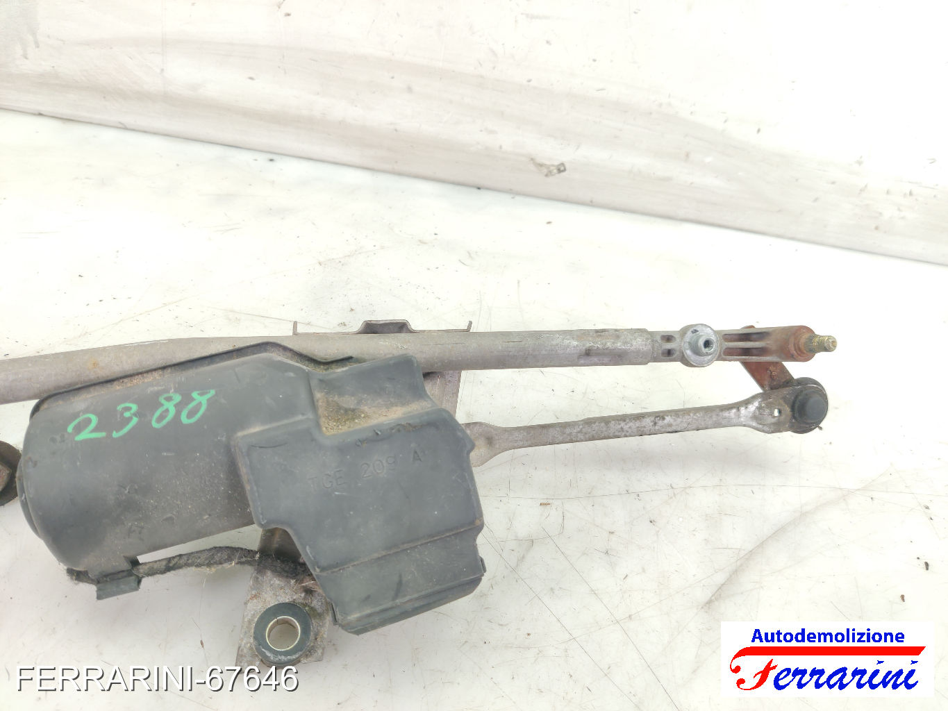Spazzacqua Motorino Tergicristallo LANCIA Y 840 1997-2003 anteriore, frontale 7