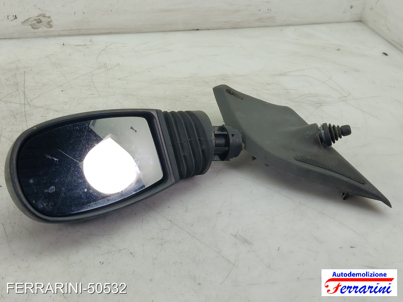 Specchietto Laterale FIAT PUNTO 188 2003-2012 sinistro, sx 408/B BLU JET MET