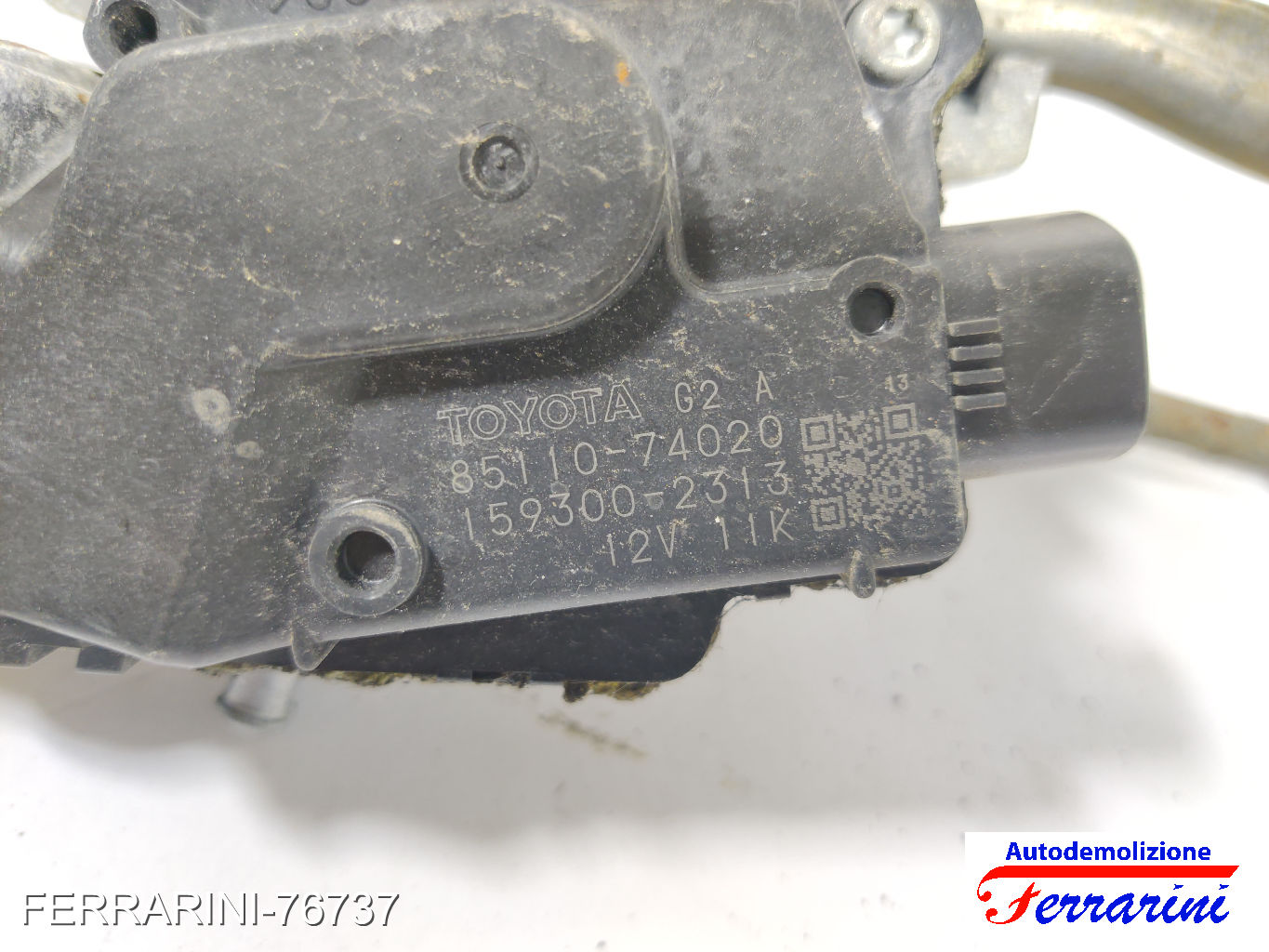 Spazzacqua Motorino Tergicristallo TOYOTA IQ J1 2009-2015 anteriore, frontale 6
