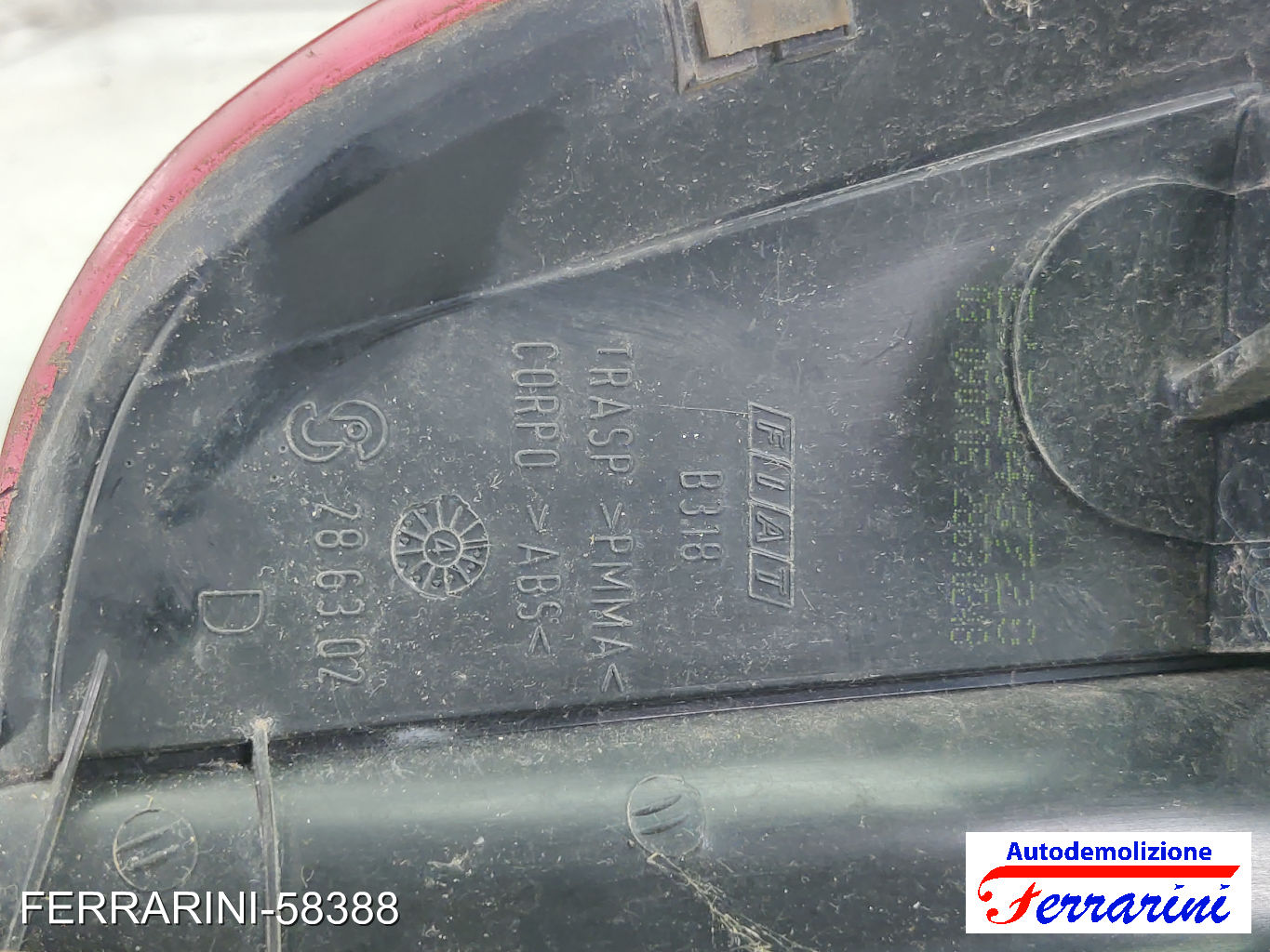 Fanalino Stop Posteriore FIAT PUNTO 188 1999-2010 destro, dx, posteriore, post