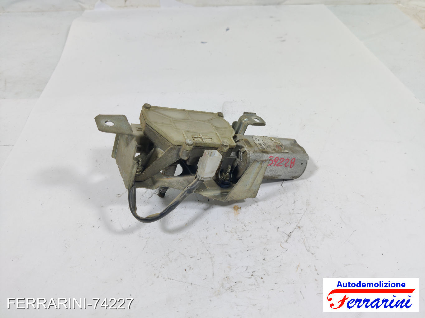 Spazzacqua Motorino Tergicristallo FIAT DOBLO 119, 223 2001-2010 posteriore 6